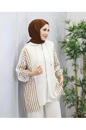 B-Oysho çizgili takım 