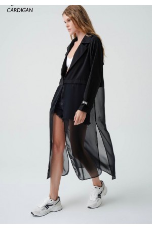 P-Tasarım tül detaylı kap