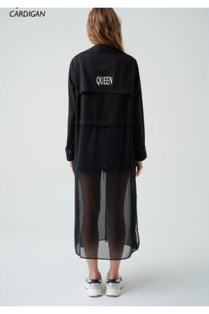 P-Tasarım tül detaylı kap