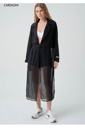 P-Tasarım tül detaylı kap