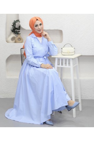 B-Taşlı elbise 