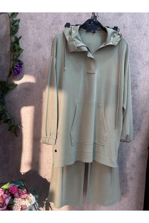 B-Çağla yeşili Oysho takım 