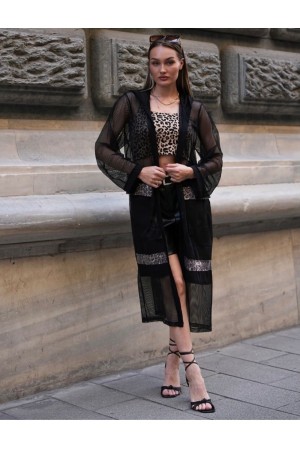 B-leopar desenli file kap