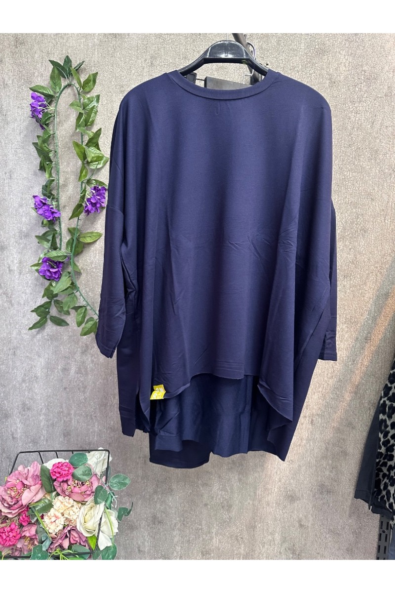 B-lacivert şalvar takım 