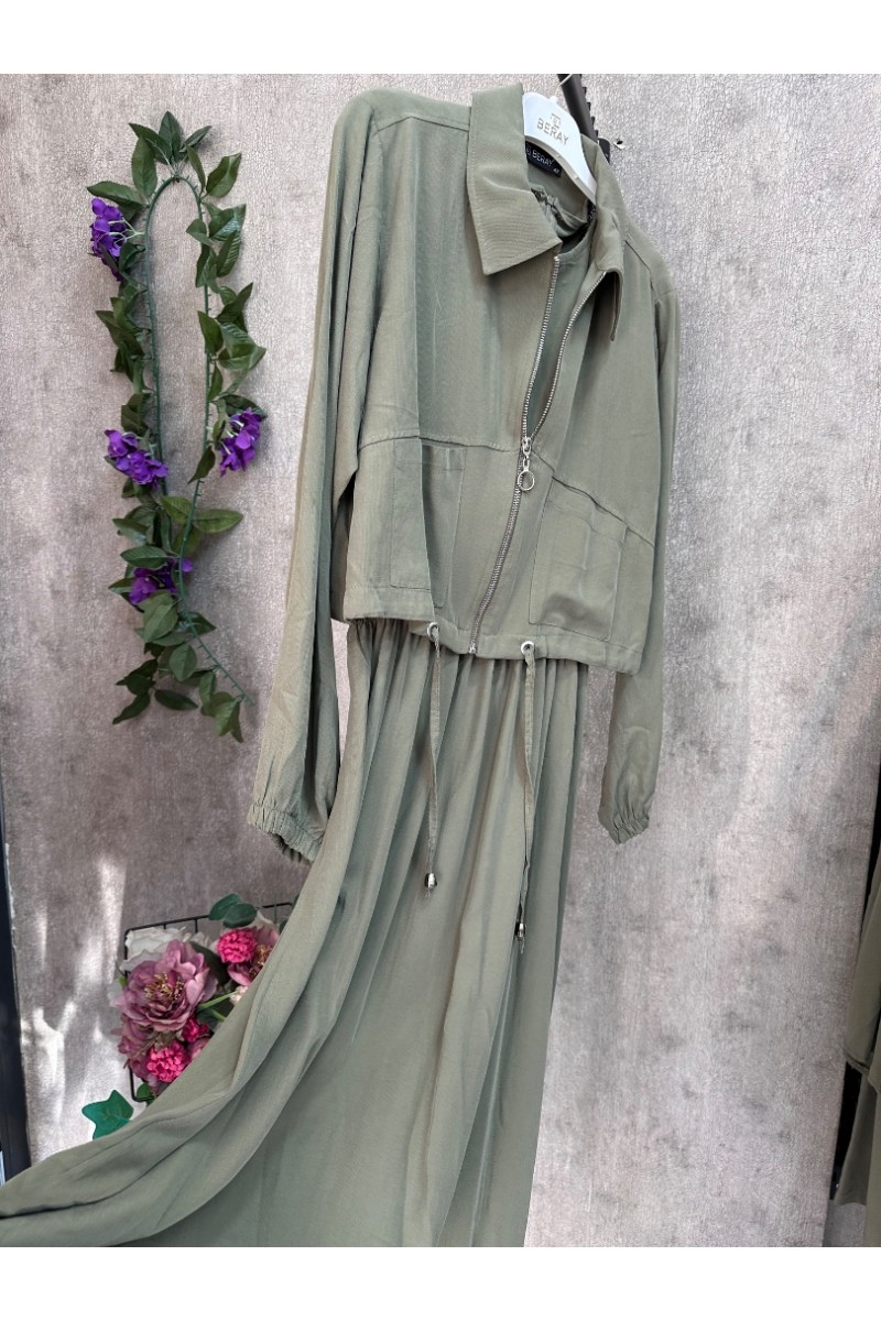 B-ceket-elbise takım 