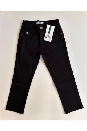 Siyah keten pantolon 