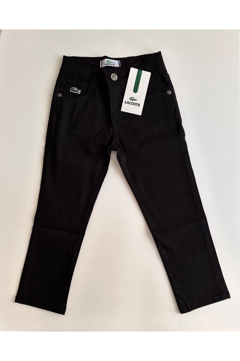 Siyah keten pantolon 