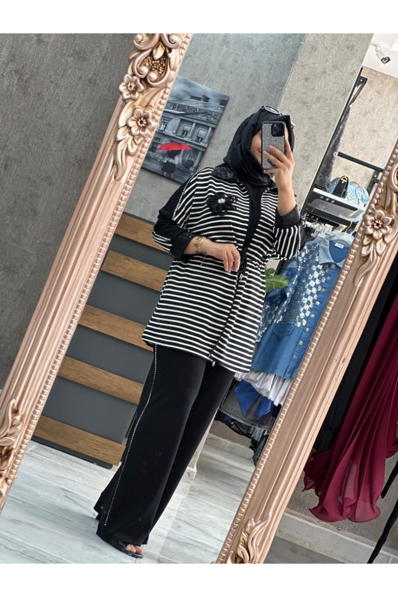 A-çizgili taşlı takım 