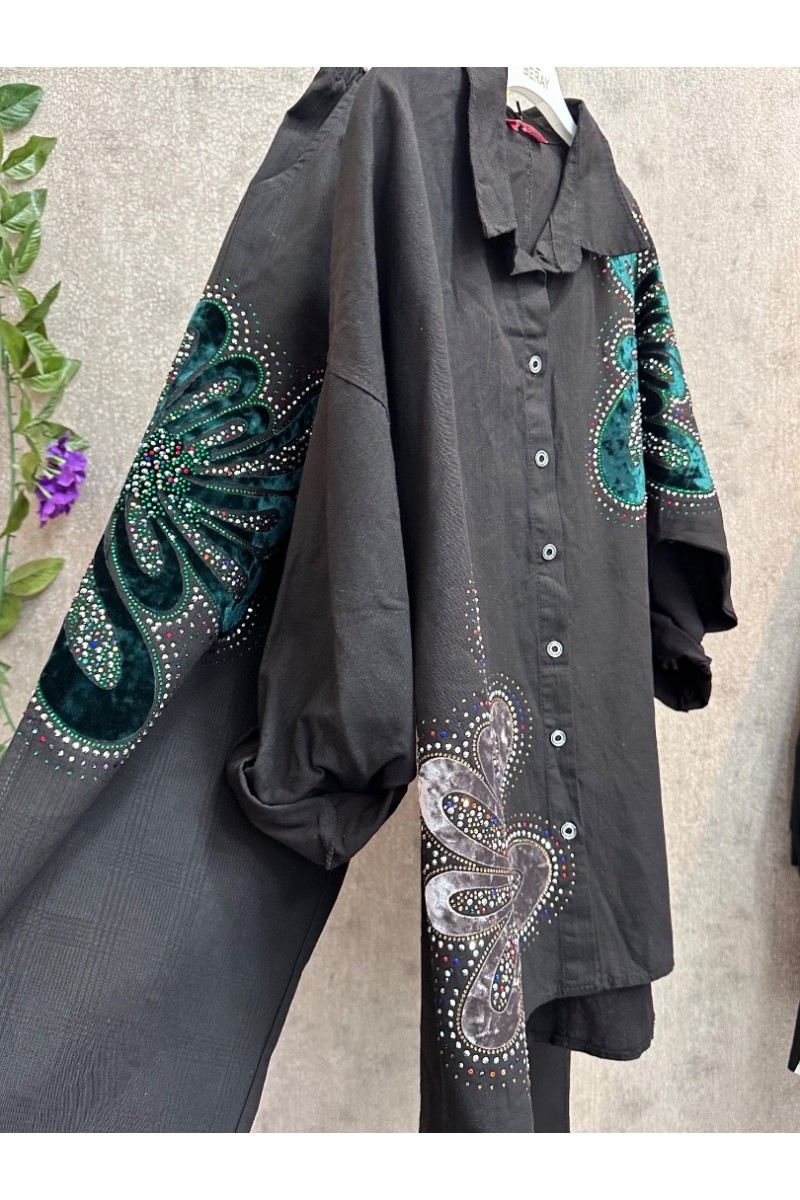 A-taşlı kot takım 