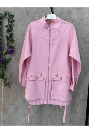 A-pembe taşlı giyçık