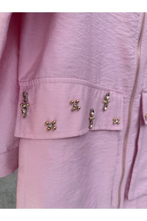 A-pembe taşlı giyçık