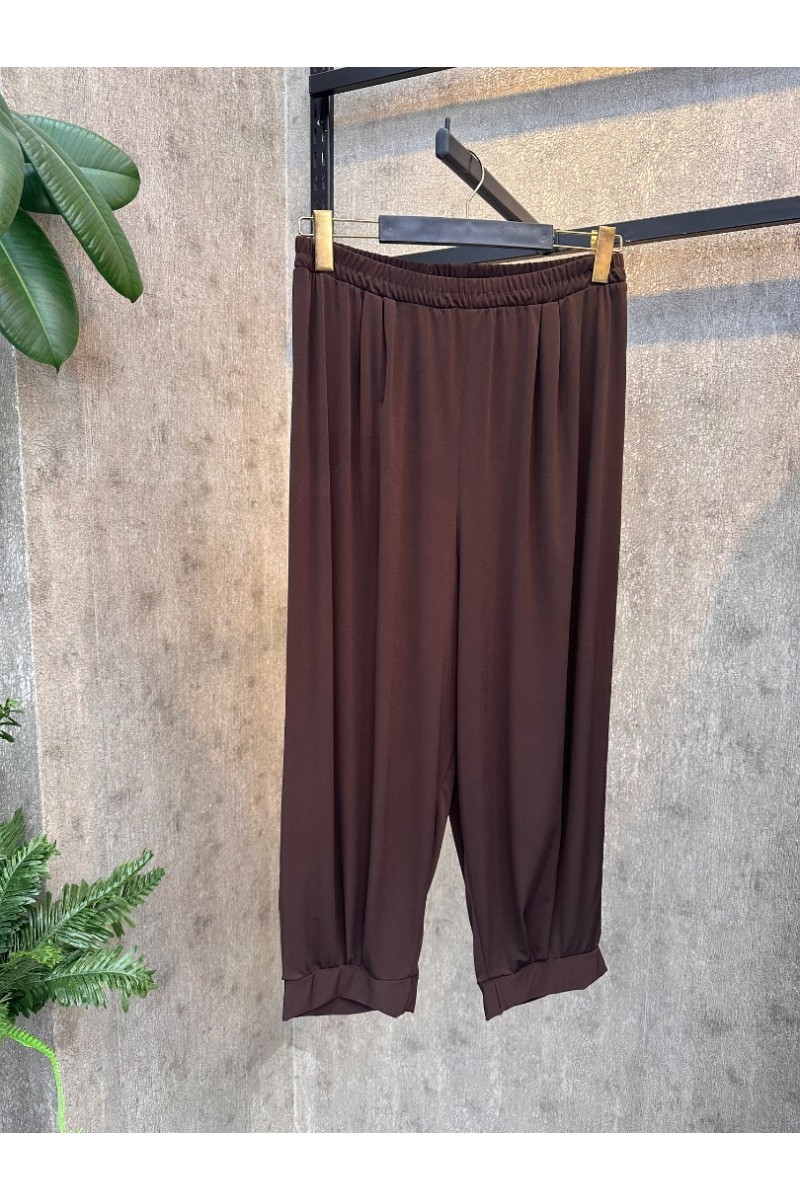 Ays-kahve şalvar pantolon 