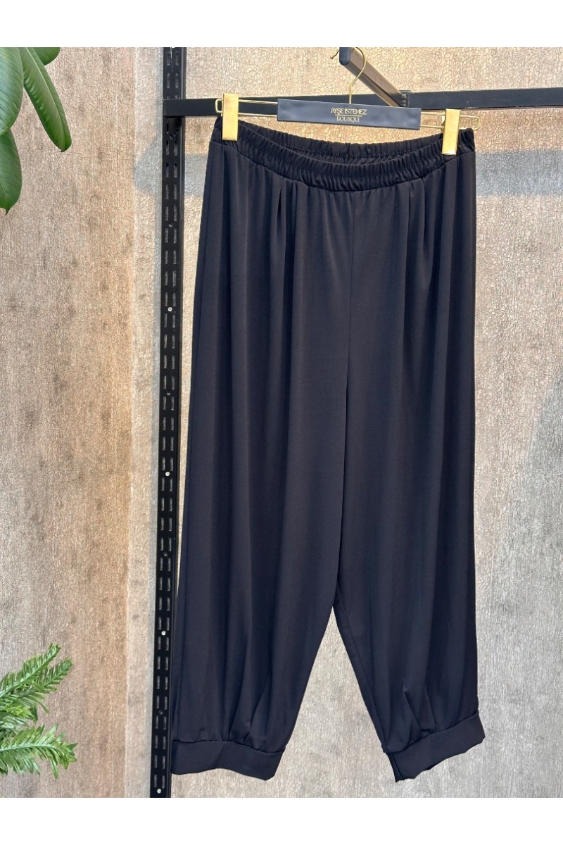AYS-SİYAH ŞALVAR PANTOLON
