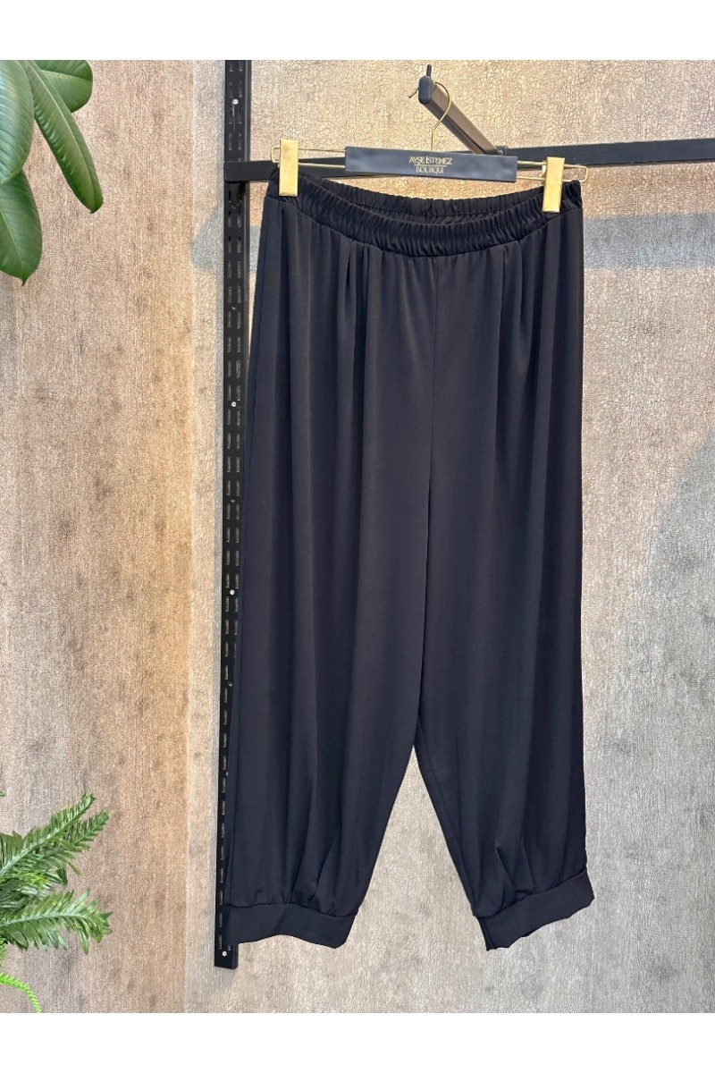 AYS-SİYAH ŞALVAR PANTOLON